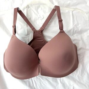 NWT Soma Bra Enbliss Front Close Racerback Pink. Full Support.SZ 40DD